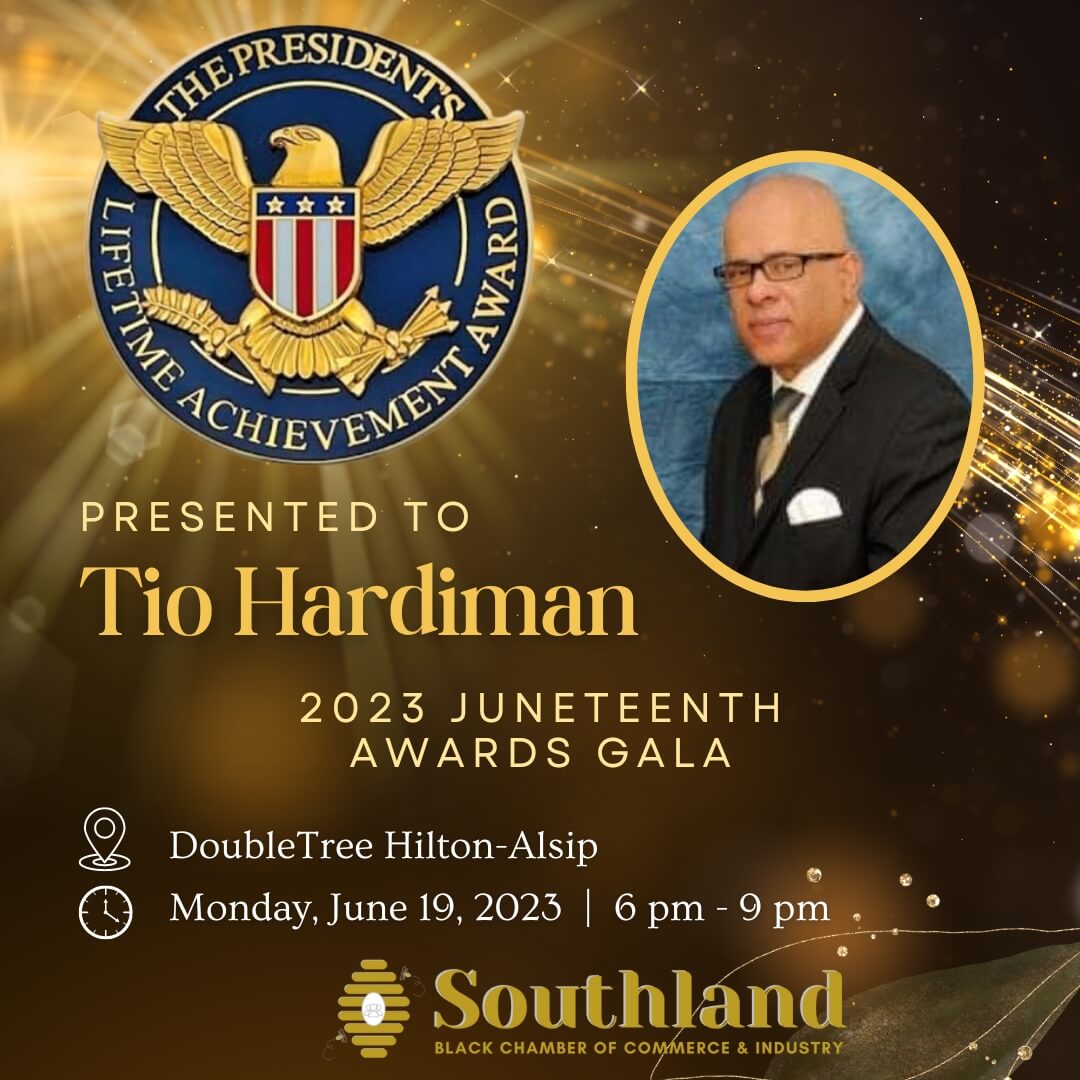 Mr. Tio Hardiman Receives Presidential Award 2023